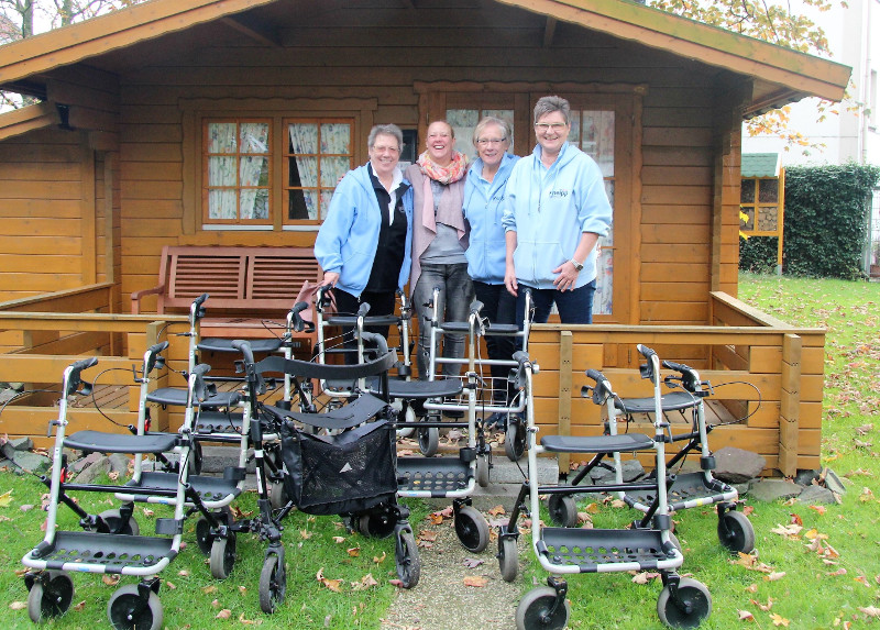 Übergabe der Rollatoren